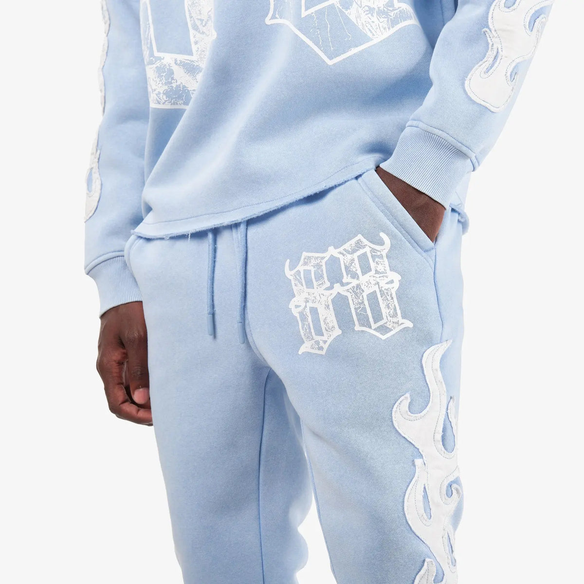 SAINTS FLAME PANTS LIGHT BLUE