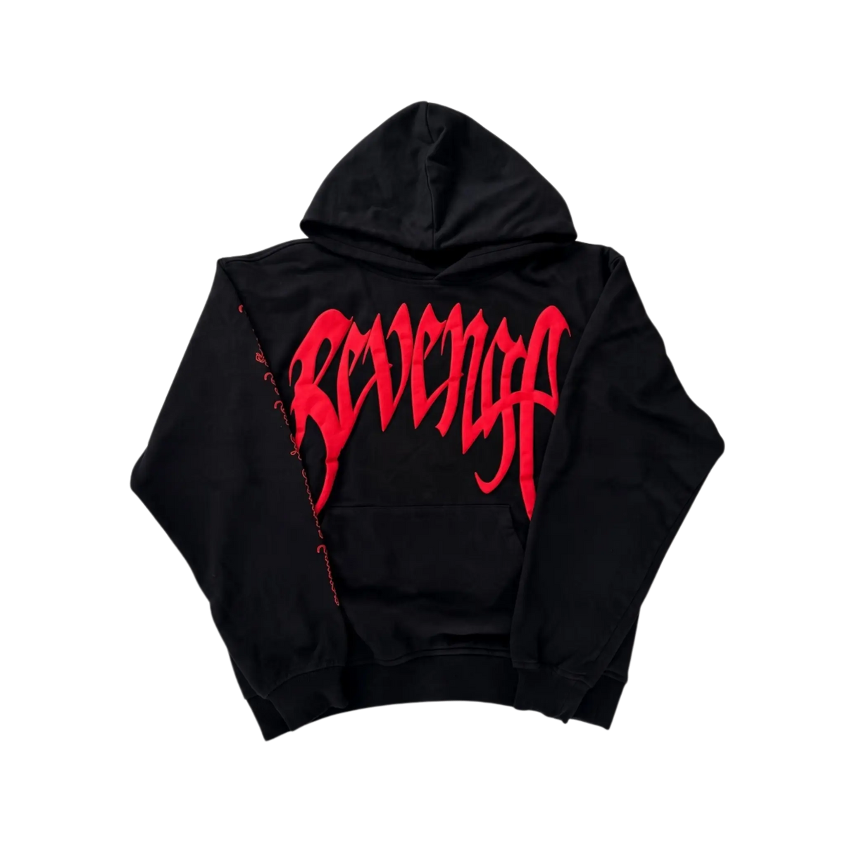 X KILL HOODIE BLACK/RED