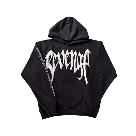 X KILL HOODIE VINTAGE BLACK/WHITE
